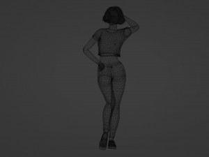 The Glamourous Muse 3D-Modell