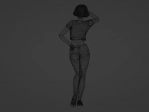 A Musa Glamourosa Modelo 3D