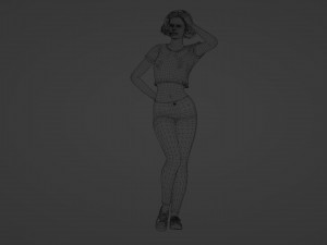 The Glamourous Muse 3D-Modell