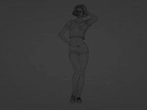 A Musa Glamourosa Modelo 3D