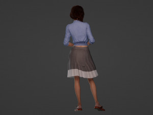 Serene Beauty Graceful Harmony 3D Модель