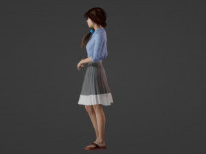 Serene Beauty Graceful Harmony 3D Модель