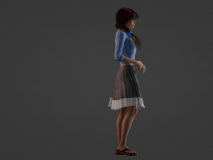 Serene Beauty Graceful Harmony 3D Модель