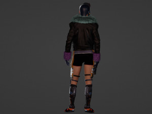 Futuristic Fusion Hero 3D Model