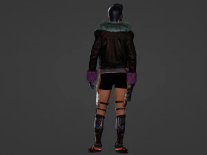 Futuristic Fusion Hero 3D Model