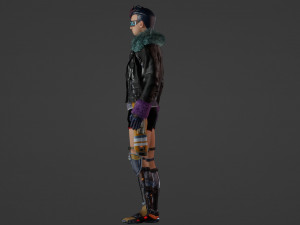 Futuristic Fusion Hero 3D Model
