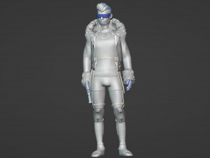 Futuristic Fusion Hero 3D Model