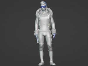 Futuristic Fusion Hero 3D Model