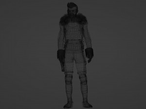 Futuristic Fusion Hero 3D Model