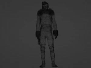 Futuristic Fusion Hero 3D Model