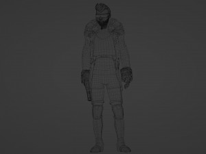 Futuristic Fusion Hero 3D Model