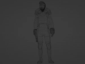 Futuristic Fusion Hero 3D Model