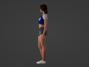 Asian Beauty 3D Модель