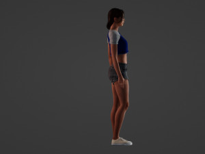 Asian Beauty 3D Модель
