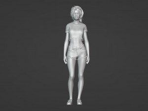 Asian Beauty 3D Модель
