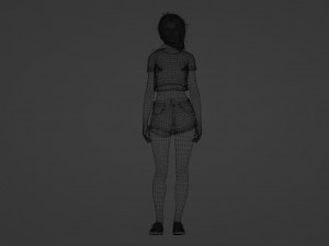 Asian Beauty 3D Модель