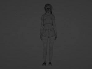 Asian Beauty 3D Модель