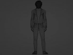 Urban Chic Asian Man 3D Model