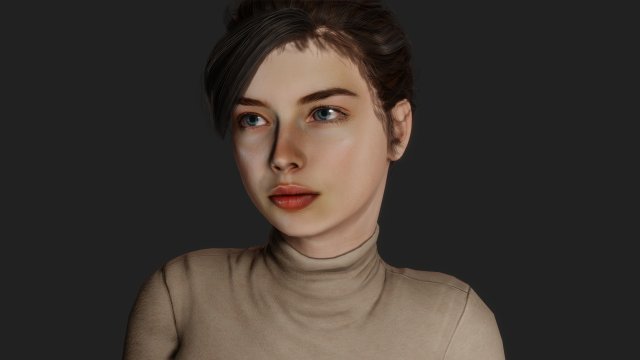 Urban Chic Muse Timeless Beauty in Modern Attire 3Dモデル .c4d .max .obj .3ds .fbx .stl .blend 