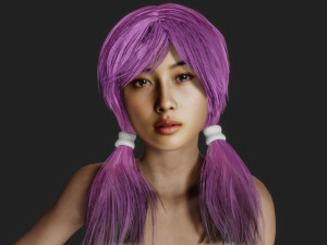 Azis Dreamer of Realistic Young Woman 3Dモデル