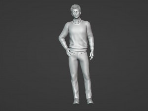 Serene Sage Oriental Elegance 3D Model