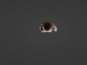 Fille aux taches de rousseur r&eacute;aliste Modèle 3D