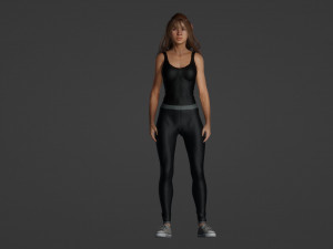 Athletic Grace 3D Model