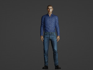 Modern Man 3D Model
