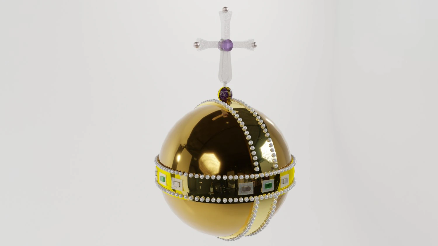 Divine Radiance Grenade 3D Model .c4d .max .obj .3ds .fbx .stl .blend 