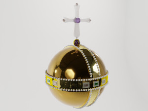 Divine Radiance Grenade 3D Model
