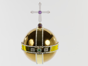 Divine Radiance Grenade 3D Model