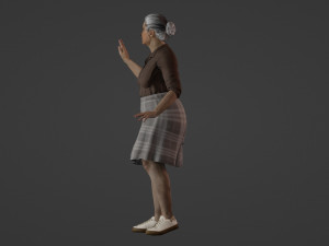 Realistic Sad Granny 3Dモデル