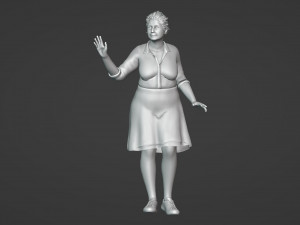 Realistic Sad Granny 3Dモデル