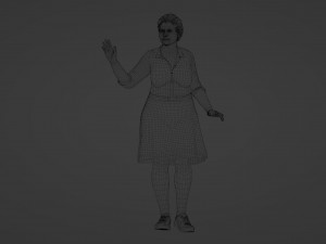 Realistic Sad Granny 3Dモデル