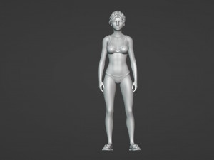 Summer Chic University Student 3D 모델