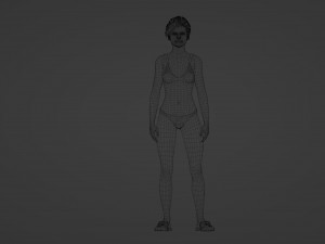 Summer Chic University Student 3D 모델