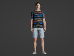 Trendy Teenager 3Dモデル