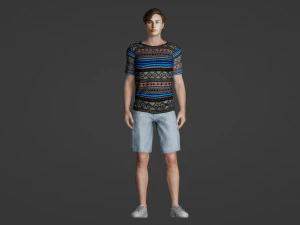 Trendy Teenager 3D Model