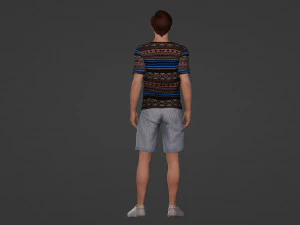Trendy Teenager 3D Model