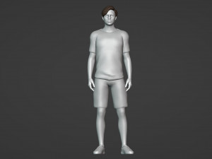 Trendy Teenager 3Dモデル