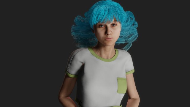 Vivid Teen Reflection 3Dモデル .c4d .max .obj .3ds .fbx .stl .blend