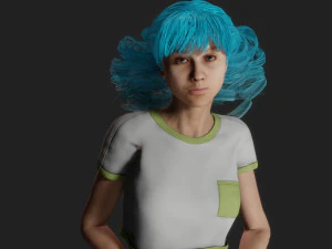 विशद किशोर प्रतिबिंब 3D मॉडल