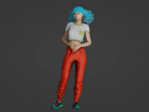 Vivid Teen Reflection 3D Model