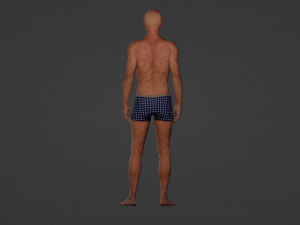 Realistic Elderly Man 3Dモデル