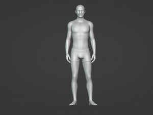 Realistic Elderly Man 3Dモデル