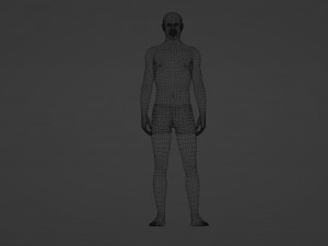 Realistic Elderly Man 3Dモデル