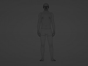 Realistic Elderly Man 3Dモデル