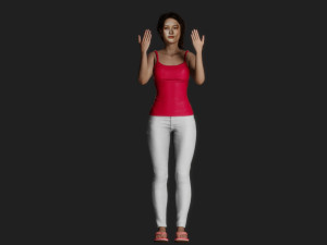 Graceful Chinese Beauty Modèle 3D