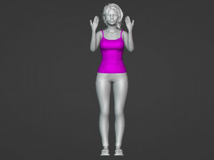 Graceful Chinese Beauty Modèle 3D