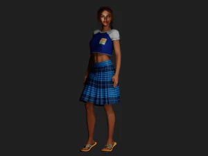 Ocean Breeze Beauty 3D Model
